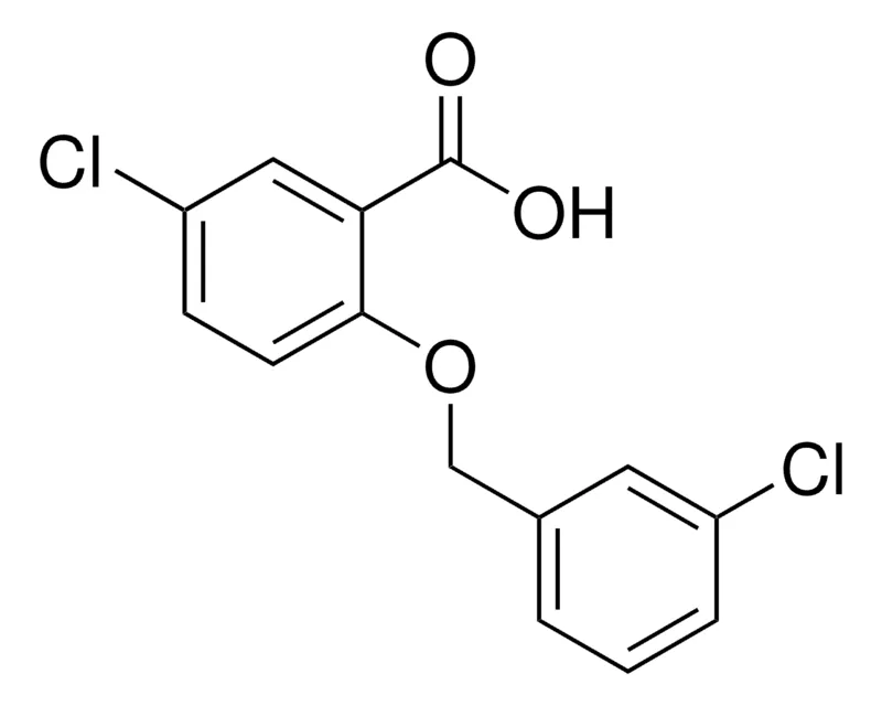 Sigma-Aldrich 5-CHLORO-2-((3-CHLOROBENZYL)OXY)BENZOIC ACID,AldrichCPR