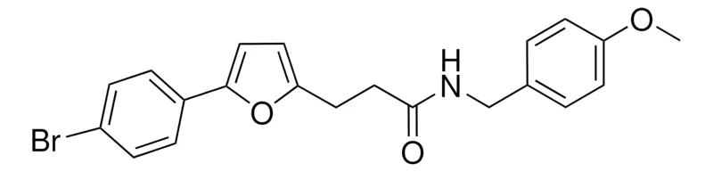 Sigma-Aldrich 3-(5-(4-BROMOPHENYL)-2-FURYL)-N-(4-METHOXYBENZYL)PROPANAMIDE,AldrichCPR
