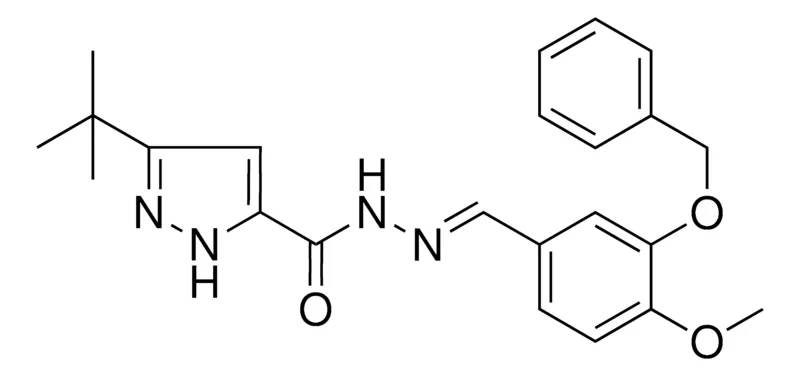 Sigma-Aldrich 5-TERT-BU-2H-PYRAZOLE-3-CARBOXYLIC ACID (3-BENZYLOXY-4-MEO-BENZYLIDENE)HYDRAZIDE,AldrichCPR