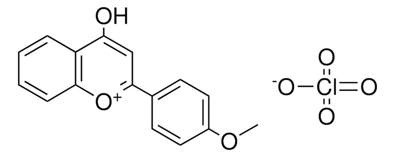 Sigma-Aldrich 4-HYDROXY-2-(4-METHOXYPHENYL)-1-BENZOPYRYLIUM PERCHLORATE,AldrichCPR