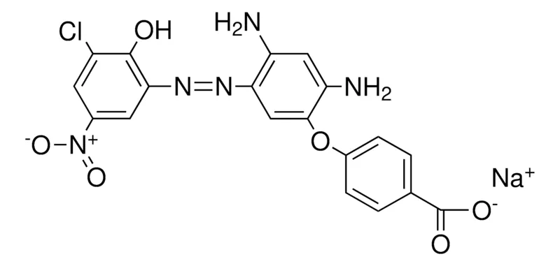 Sigma-Aldrich 4-(2,4-DIAMINO-5-(3-CHLORO-2-HO-5-NITRO-PHENYLAZO)-PHENOXY)-BENZOIC ACID, NA，AldrichCPR