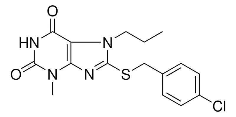 Sigma-Aldrich 8-(4-CHLORO-BENZYLSULFANYL)-3-METHYL-7-PROPYL-3,7-DIHYDRO-PURINE-2,6-DIONE,AldrichCPR
