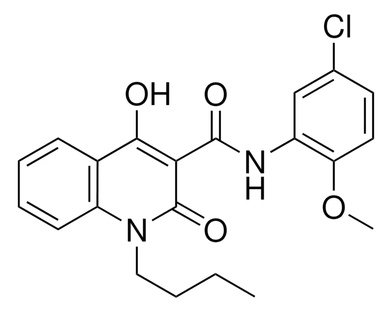 Sigma-Aldrich 1-BU-4-HO-2-OXO-1,2-2H-QUINOLINE-3-CARBOXYLIC ACID (5-CL-2-METHOXY-PHENYL)-AMIDE,AldrichCPR