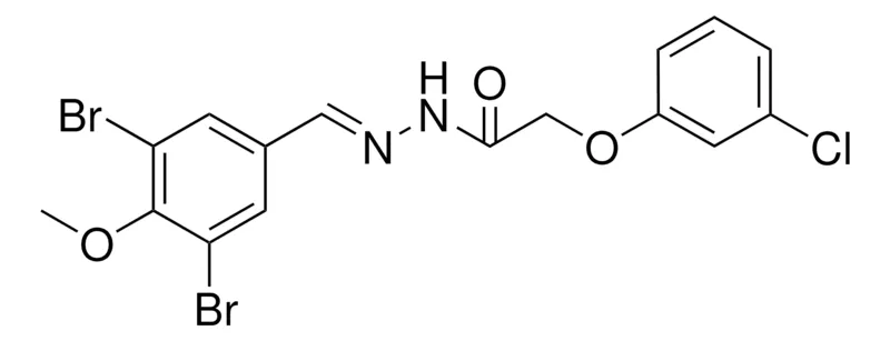 Sigma-Aldrich 2-(3-CHLORO-PHENOXY)-ACETIC ACID (3,5-DIBROMO-4-METHOXY-BENZYLIDENE)-HYDRAZIDE,AldrichCPR