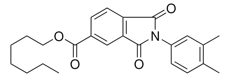 Sigma-Aldrich 2(3,4-DI-ME-PH)1,3-DIOXO-2,3-DIHYDRO-1H-ISOINDOLE-5-CARBOXYLIC ACID HEPTYL ESTER,AldrichCPR