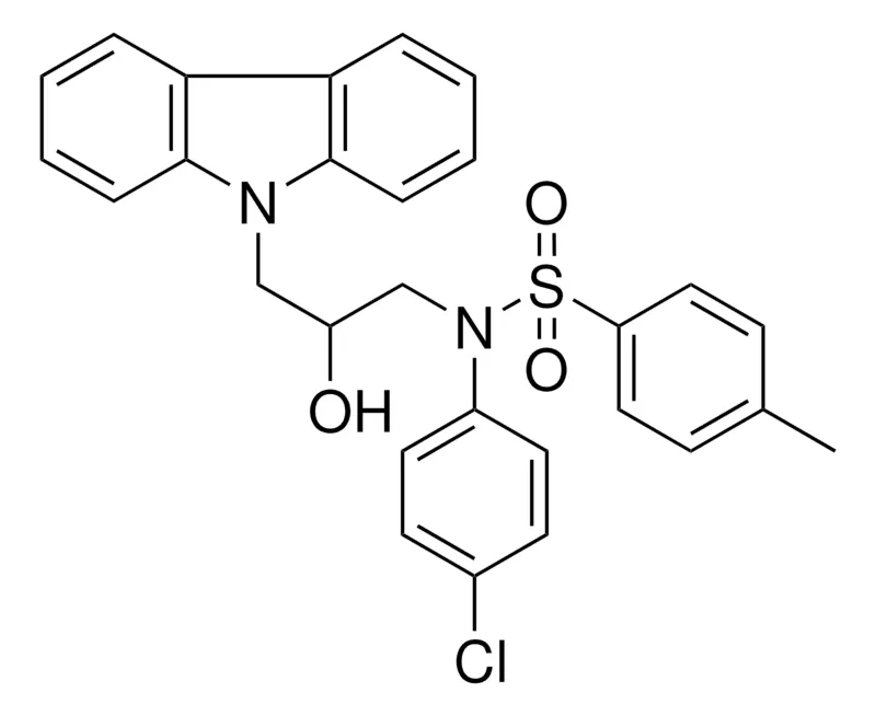 Sigma-Aldrich N-(3-(9H-CARBAZOL-9-YL)-2-HO-PR)-N-(4-CHLOROPHENYL)-4-METHYLBENZENESULFONAMIDE,AldrichCPR