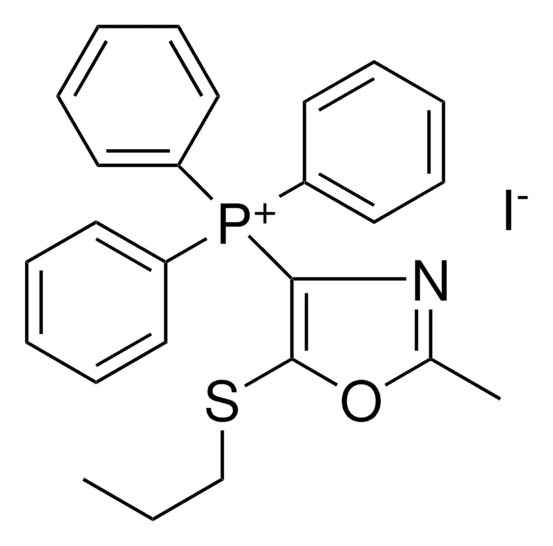 Sigma-Aldrich (2-METHYL-5-PROPYLSULFANYL-OXAZOL-4-YL)-TRIPHENYL-PHOSPHONIUM, IODIDE,AldrichCPR