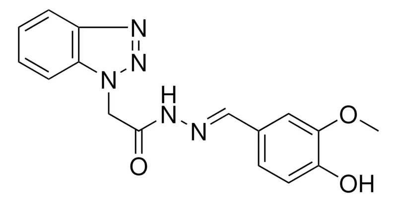 Sigma-Aldrich 2-BENZOTRIAZOL-1-YL-ACETIC ACID (4-HYDROXY-3-METHOXY-BENZYLIDENE)-HYDRAZIDE,AldrichCPR