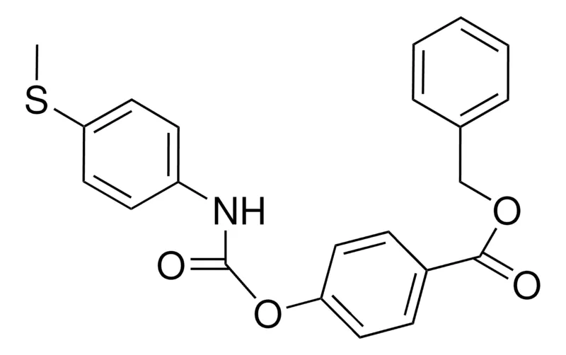 Sigma-Aldrich 4-(BENZYLOXYCARBONYL)PHENYL N-(4-(METHYLTHIO)PHENYL)CARBAMATE,AldrichCPR