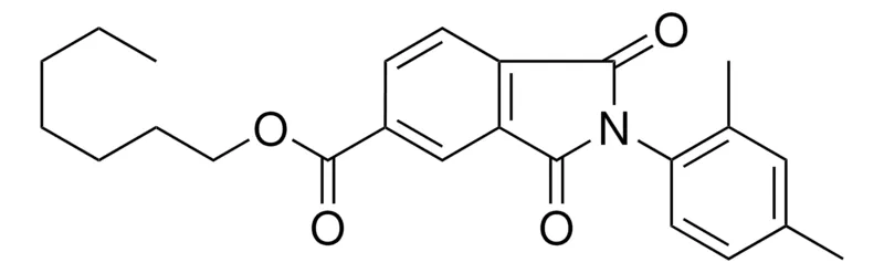 Sigma-Aldrich 2(2,4-DI-ME-PH)1,3-DIOXO-2,3-DIHYDRO-1H-ISOINDOLE-5-CARBOXYLIC ACID HEPTYL ESTER,AldrichCPR