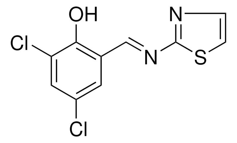 Sigma-Aldrich 2,4-DICHLORO-6-(THIAZOL-2-YLIMINOMETHYL)-PHENOL,AldrichCPR