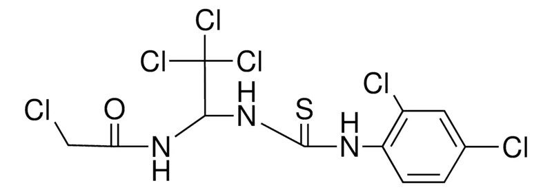 Sigma-Aldrich 2-CL-N-(2,2,2-TRICHLORO-1-(3-(2,4-DICHLORO-PHENYL)-THIOUREIDO)-ETHYL)-ACETAMIDE,AldrichCPR