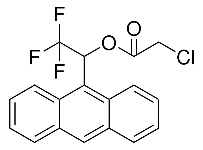 Sigma-Aldrich CHLORO-ACETIC ACID 1-ANTHRACEN-9-YL-2,2,2-TRIFLUORO-ETHYL ESTER,AldrichCPR