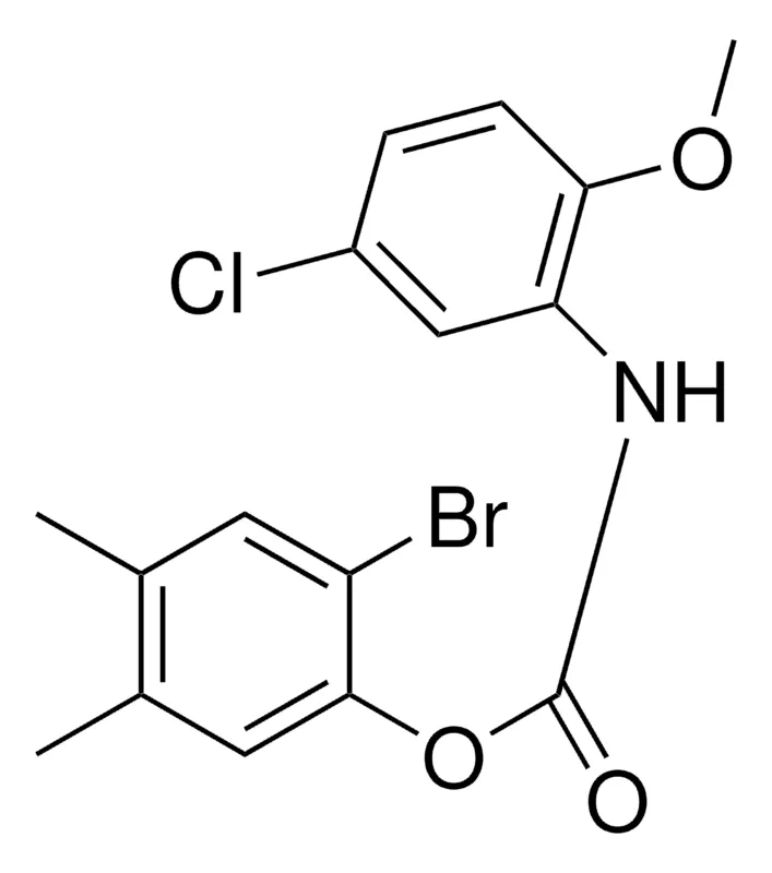 Sigma-Aldrich 2-BROMO-4,5-DIMETHYLPHENYL N-(5-CHLORO-2-METHOXYPHENYL)CARBAMATE,AldrichCPR
