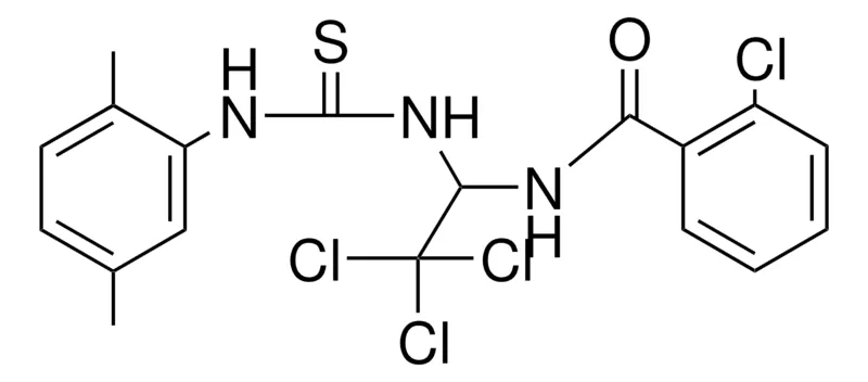Sigma-Aldrich 2-CL-N-(2,2,2-TRICHLORO-1-(3-(2,5-DIMETHYL-PHENYL)-THIOUREIDO)-ETHYL)-BENZAMIDE,AldrichCPR
