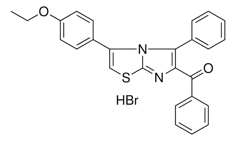 Sigma-Aldrich (3-(4-ETHOXY-PH)-5-PHENYL-IMIDAZO(2,1-B)THIAZOL-6-YL)-PH-METHANONE, HYDROBROMIDE,AldrichCPR