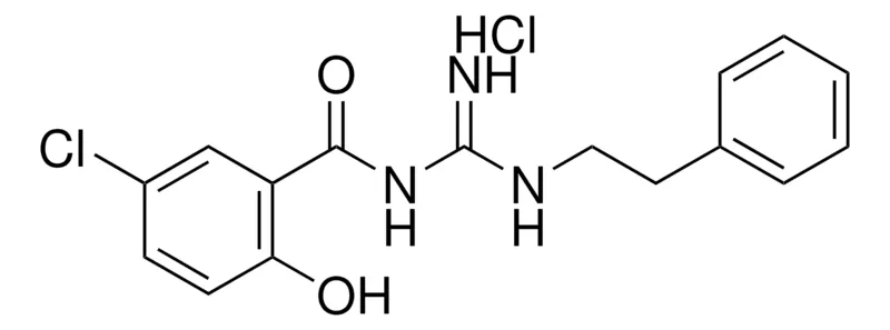 Sigma-Aldrich N-(5-CHLORO-2-HYDROXY-BENZOYL)-N'-PHENETHYL-GUANIDINE, HYDROCHLORIDE,AldrichCPR