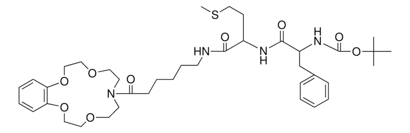 Sigma-Aldrich TERT-BUTYL 1-BENZYL-2-{[3-(METHYLSULFANYL)-1-({[6-(2,3,5,6,8,9,11,12-OCTAHYDRO-7H-1,4,10,13,7-BENZOTETRAOXAZACYCLOPENTADECIN-7-YL)-6-OXOHEXYL]AMINO}CARBONYL)PROPYL]AMINO}-2-OXOETHYLCARBAMATE，AldrichCPR