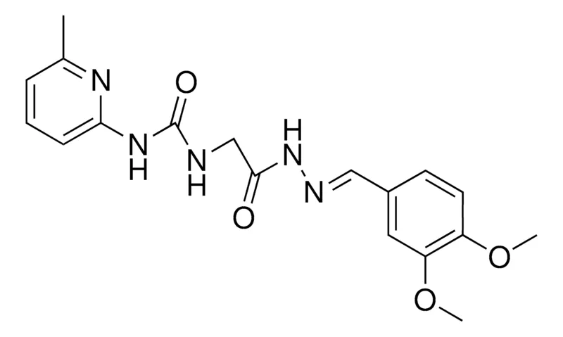 Sigma-Aldrich 2-(3-(6-METHYL-2-PYRIDYL)UREIDO)ACETIC (3,4-DIMETHOXYBENZYLIDENE)HYDRAZIDE,AldrichCPR