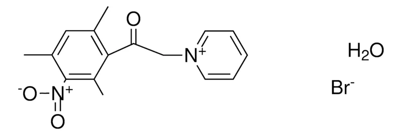 Sigma-Aldrich 1-(2-OXO-2-(2,4,6-TRIMETHYL-3-NITRO-PHENYL)-ETHYL)-PYRIDINIUM, BROMIDE HYDRATE,AldrichCPR
