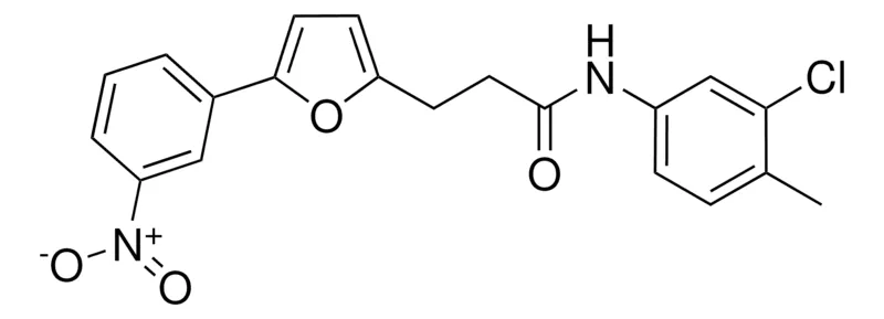 Sigma-Aldrich N-(3-CHLORO-4-METHYLPHENYL)-3-(5-(3-NITROPHENYL)-2-FURYL)PROPANAMIDE,AldrichCPR