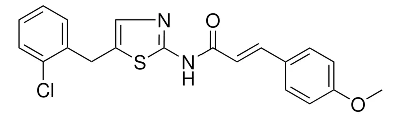 Sigma-Aldrich N-(5-(2-CHLOROBENZYL)-1,3-THIAZOL-2-YL)-3-(4-METHOXYPHENYL)ACRYLAMIDE,AldrichCPR