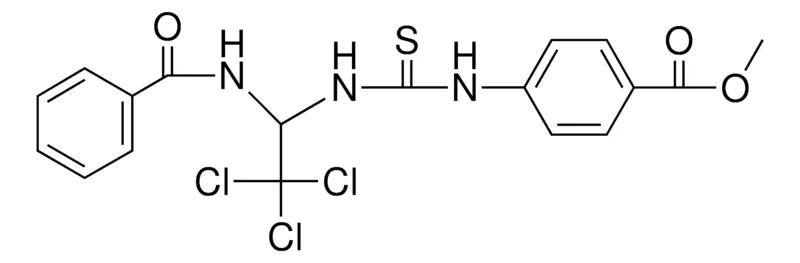 Sigma-Aldrich 4-(3-(1-BENZOYLAMINO-2,2,2-TRICHLORO-ET)-THIOUREIDO)-BENZOIC ACID METHYL ESTER,AldrichCPR