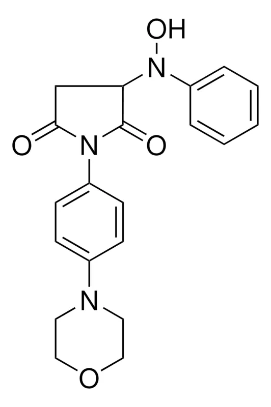 Sigma-Aldrich 3-(HYDROXY-PHENYL-AMINO)-1-(4-MORPHOLIN-4-YL-PHENYL)-PYRROLIDINE-2,5-DIONE,AldrichCPR