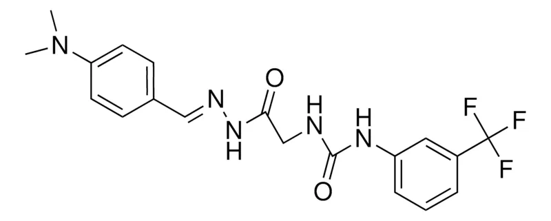 Sigma-Aldrich 2-(3-(3(TRIFLUOROMETHYL)PHENYL)UREIDO)ACETIC (4(DIME-AMINO)BENZYLIDENE)HYDRAZIDE,AldrichCPR