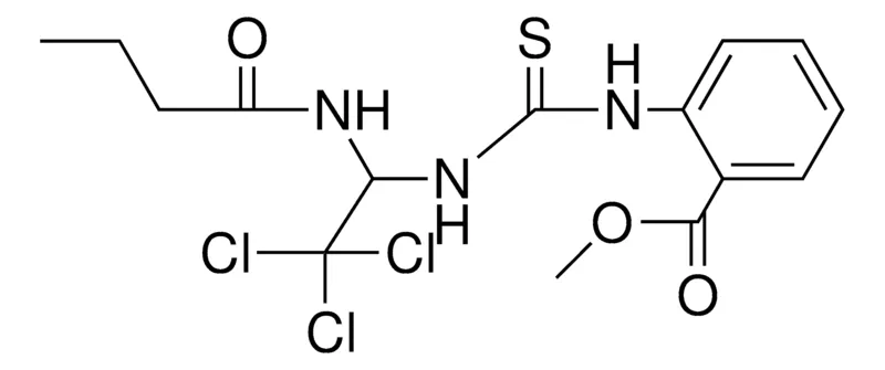 Sigma-Aldrich 2-(3-(1-BUTYRYLAMINO-2,2,2-TRICHLORO-ET)-THIOUREIDO)-BENZOIC ACID METHYL ESTER,AldrichCPR