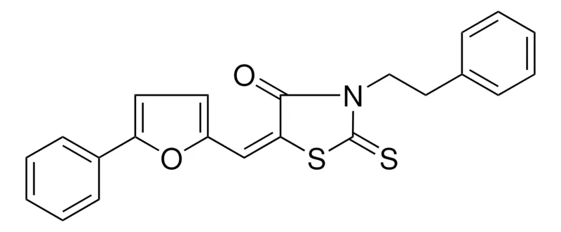 Sigma-Aldrich 3-PHENETHYL-5-(5-PHENYL-FURAN-2-YLMETHYLENE)-2-THIOXO-THIAZOLIDIN-4-ONE,AldrichCPR