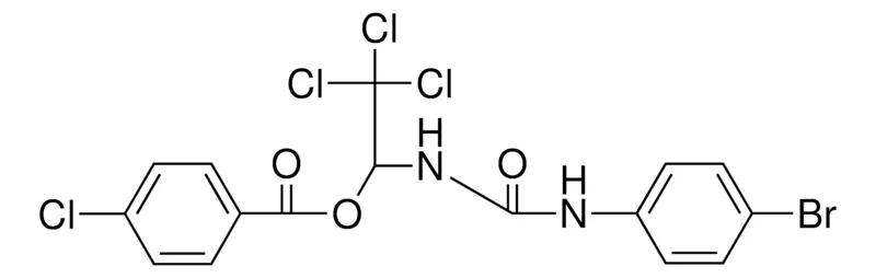 Sigma-Aldrich 4-CHLORO-BENZOIC ACID 1-(3-(4-BROMO-PHENYL)-UREIDO)-2,2,2-TRICHLORO-ETHYL ESTER,AldrichCPR