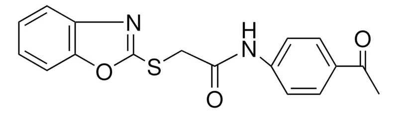 Sigma-Aldrich N-(4-ACETYL-PHENYL)-2-(BENZOOXAZOL-2-YLSULFANYL)-ACETAMIDE,AldrichCPR