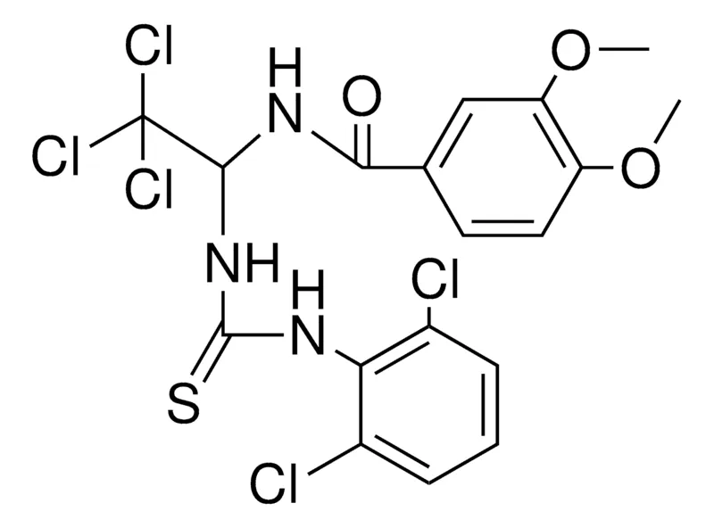 Sigma-Aldrich 3,4-DI-MEO-N-(2,2,2-TRICHLORO-1-(3-(2,6-DICHLORO-PH)-THIOUREIDO)-ET)-BENZAMIDE，AldrichCPR
