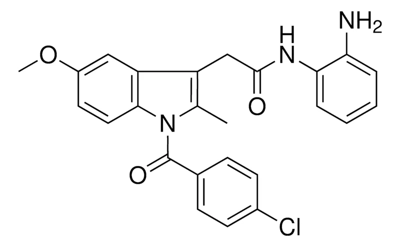 Sigma-Aldrich N-(2-AMINOPHENYL)-2-(1-(4-CHLOROBENZOYL)-5-MEO-2-METHYL-1H-INDOL-3-YL)ACETAMIDE,AldrichCPR