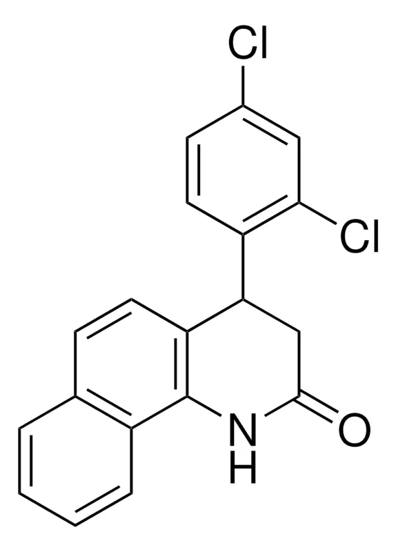 Sigma-Aldrich 4-(2,4-DICHLORO-PHENYL)-3,4-DIHYDRO-1H-BENZO(H)QUINOLIN-2-ONE,AldrichCPR