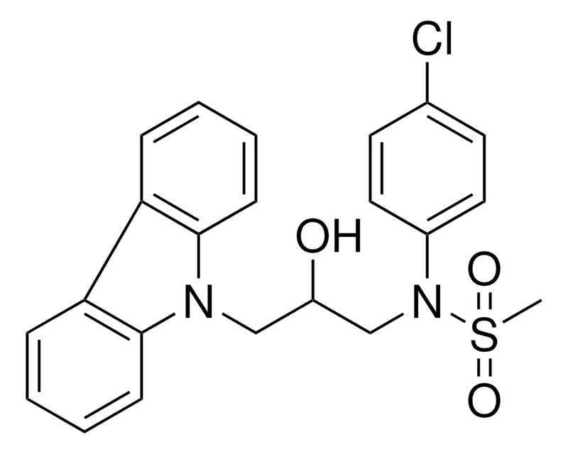 Sigma-Aldrich N-(3-(9H-CARBAZOL-9-YL)-2-HYDROXYPROPYL)-N-(4-CHLOROPHENYL)METHANESULFONAMIDE,AldrichCPR