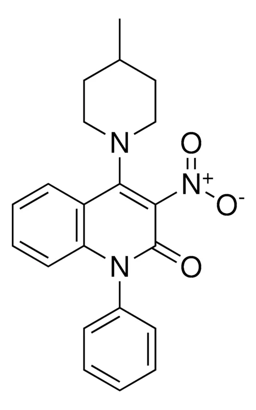 Sigma-Aldrich 4-(4-METHYL-PIPERIDIN-1-YL)-3-NITRO-1-PHENYL-1H-QUINOLIN-2-ONE,AldrichCPR