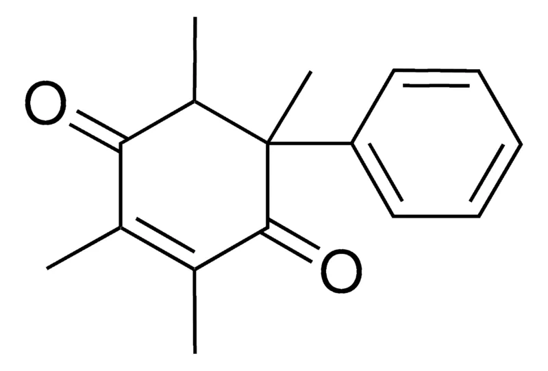 Sigma-Aldrich 5-PHENYL-2,3,5,6-TETRAMETHYL-2-CYCLOHEXENE-1,4-DIONE,AldrichCPR
