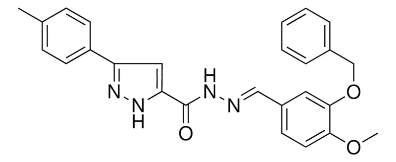 Sigma-Aldrich 5-P-TOLYL-2H-PYRAZOLE-3-CARBOXYLIC ACID (3-BENZYLOXY-4-MEO-BENZYLIDENE)HYDRAZIDE,AldrichCPR