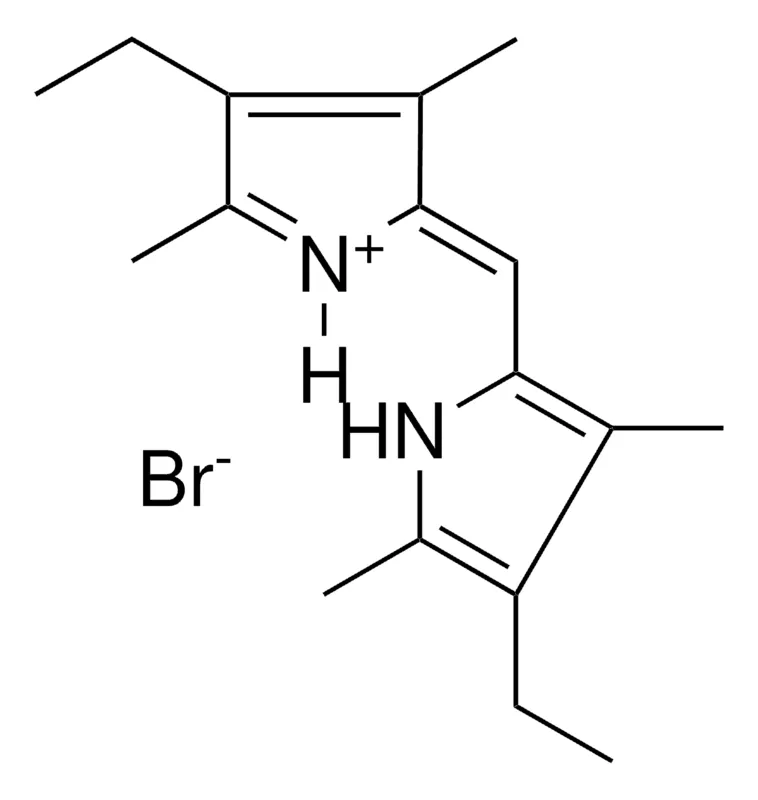 Sigma-Aldrich 4-ET-2-((4-ET-3,5-DI-ME-1H-PYRROL-2-YL)METHYLENE)-3,5-DI-ME-2H-PYRROLIUM BROMIDE,AldrichCPR