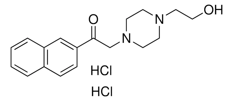 Sigma-Aldrich 2-(4-(2-HYDROXYETHYL)-1-PIPERAZINYL)-1-(2-NAPHTHYL)ETHANONE DIHYDROCHLORIDE,AldrichCPR