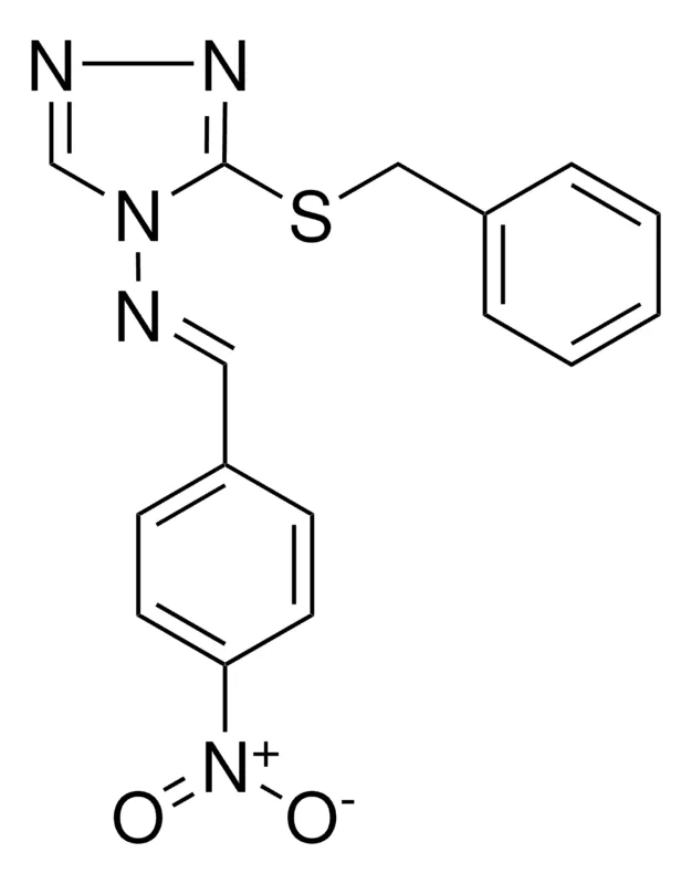 Sigma-Aldrich (3-BENZYLSULFANYL-(1,2,4)TRIAZOL-4-YL)-(4-NITRO-BENZYLIDENE)-AMINE，AldrichCPR