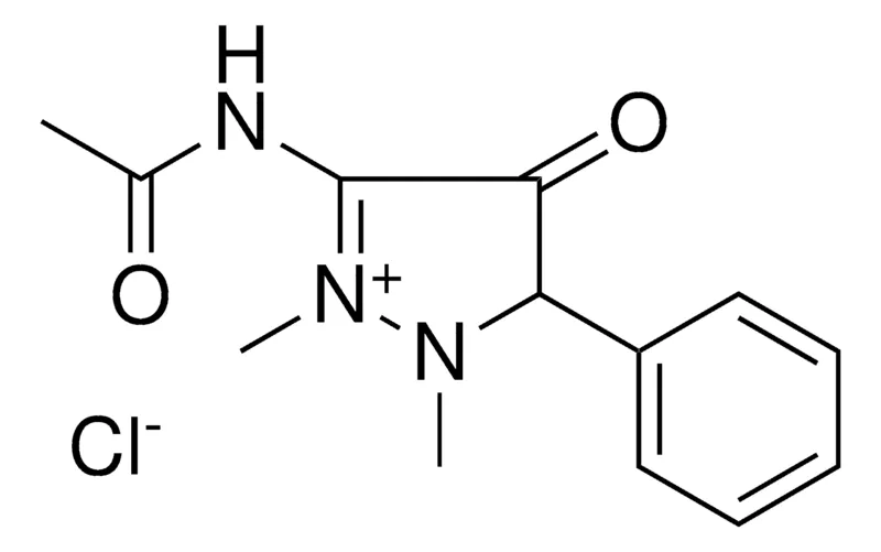 Sigma-Aldrich 5-ACETYLAMINO-1,2-DIMETHYL-4-OXO-3-PHENYL-3,4-DIHYDRO-2H-PYRAZOL-1-IUM, CHLORIDE,AldrichCPR