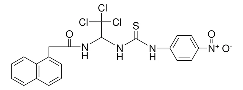 Sigma-Aldrich 2-NAPHTHALEN-1-YL-N-(2,2,2-TRICHLORO-1-(3-(4-NITRO-PH)-THIOUREIDO)-ET)-ACETAMIDE,AldrichCPR