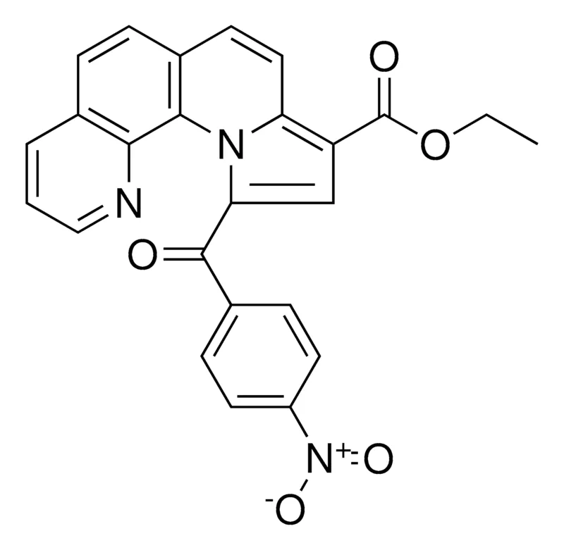 Sigma-Aldrich ETHYL 11-(4-NITROBENZOYL)PYRROLO(1,2-A)(1,10)PHENANTHROLINE-9-CARBOXYLATE,AldrichCPR