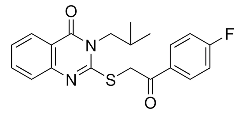 Sigma-Aldrich 2-(2-(4-FLUORO-PHENYL)-2-OXO-ETHYLSULFANYL)-3-ISOBUTYL-3H-QUINAZOLIN-4-ONE,AldrichCPR