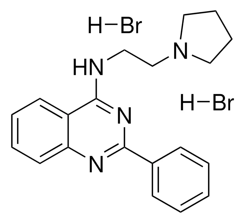 Sigma-Aldrich 2-PHENYL-N-(2-(1-PYRROLIDINYL)ETHYL)-4-QUINAZOLINAMINE DIHYDROBROMIDE,AldrichCPR