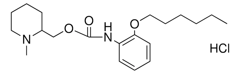 Sigma-Aldrich (2-HEXYLOXY-PH)-CARBAMIC ACID 1-ME-PIPERIDIN-2-YLMETHYL ESTER, HYDROCHLORIDE,AldrichCPR