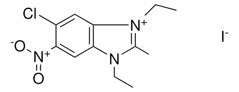Sigma-Aldrich 5-CHLORO-1,3-DIETHYL-2-METHYL-6-NITROBENZIMIDAZOLIUM IODIDE,AldrichCPR